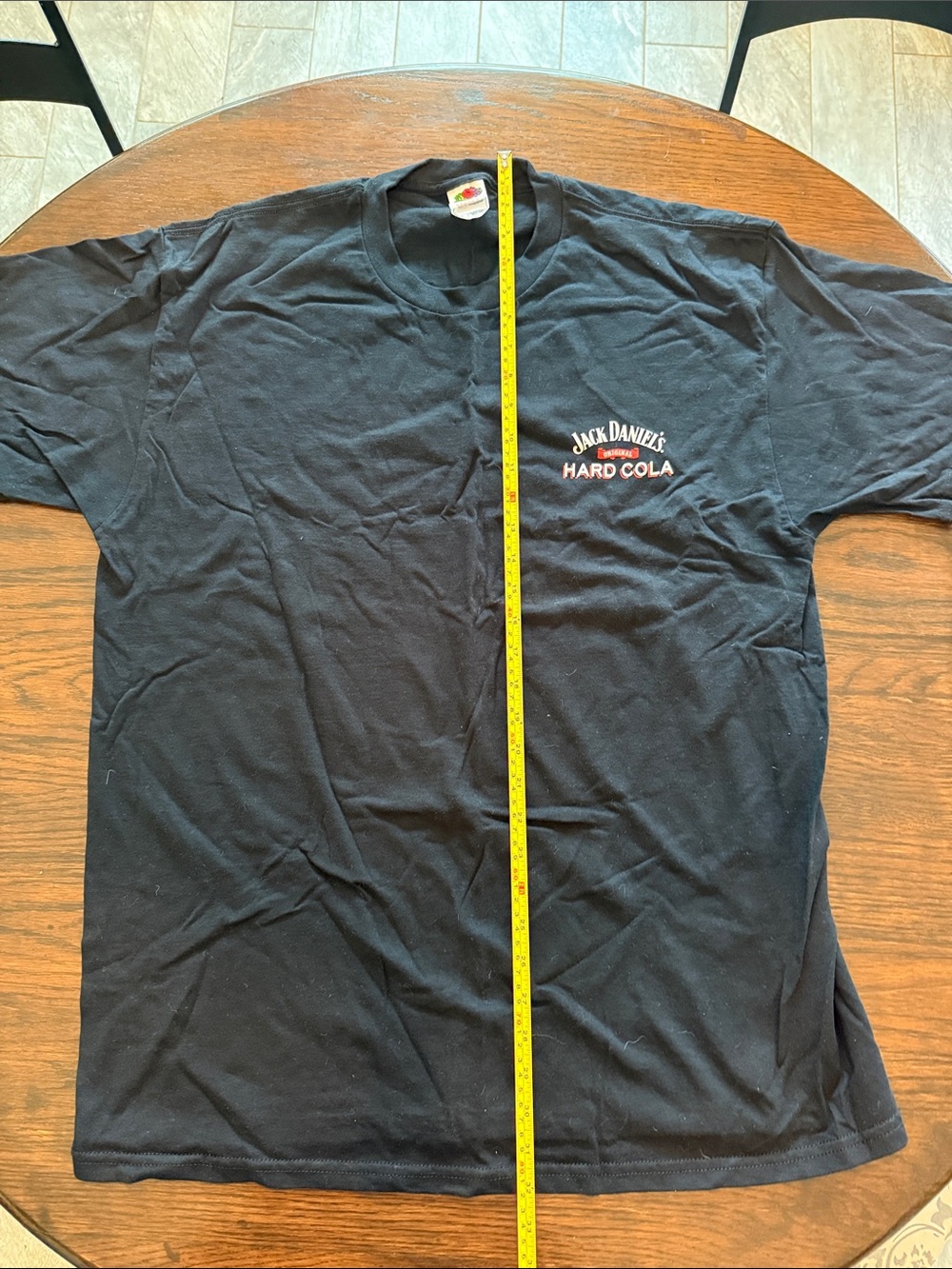 Vintage Black Jack Daniel's Hard Cola Logo Tee XL like new